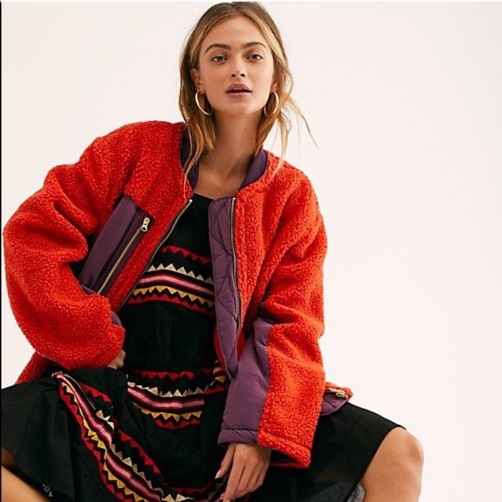 Free People Rivington Sherpa Jacket - Picture 6 of 13